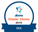 Avvo Clients' Choice 2016 - DUI